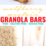 Wolfberry Protein Granola Bars